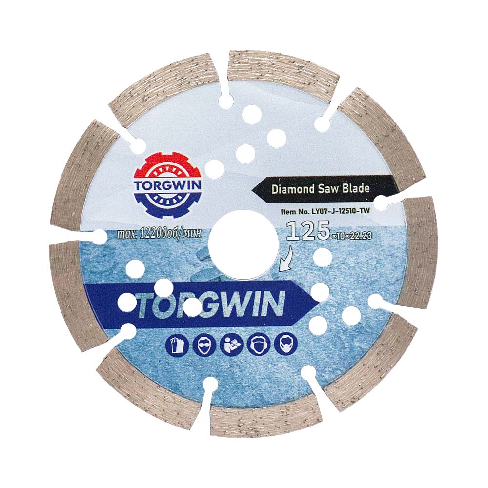 Lama da sega a diamante segmentata da 125 mm per cemento Lama da sega a diamante segmentata da 125 mm per cemento