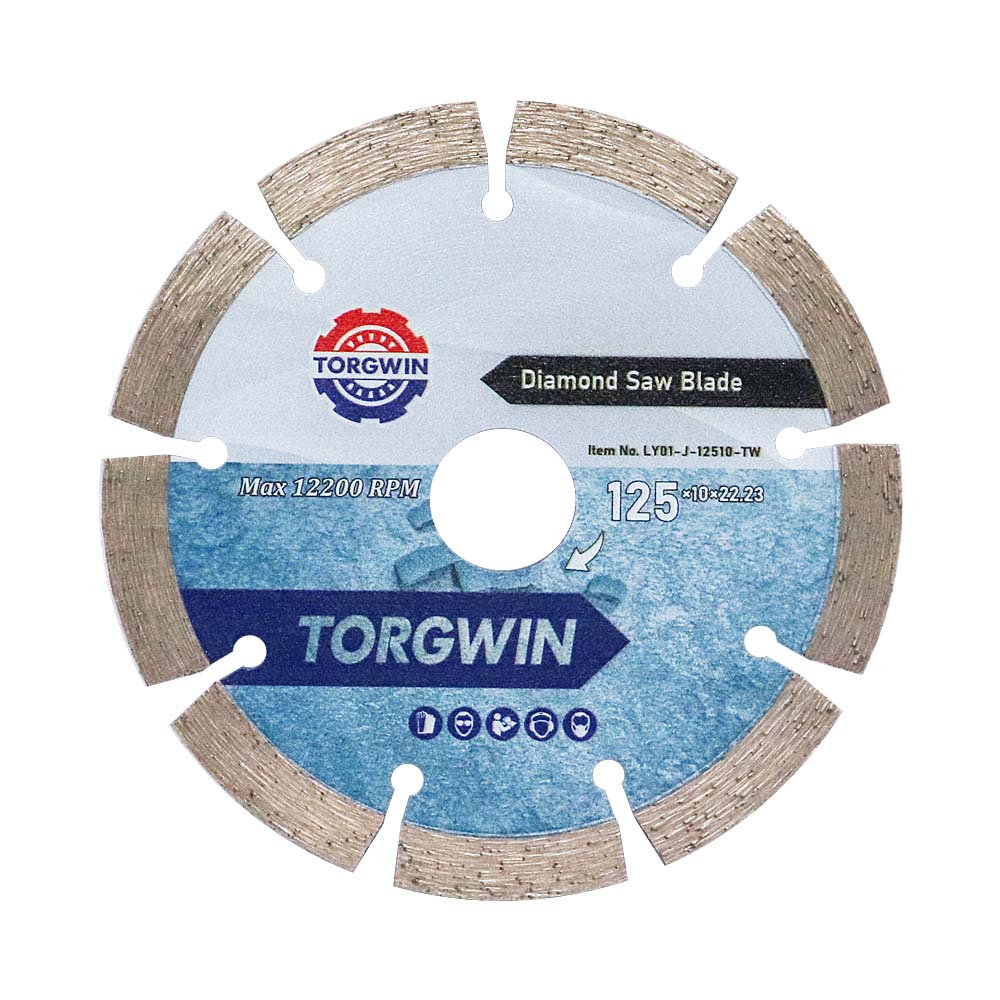 Lama da sega a diamante segmentata da 125 mm per tagliare il calcestruzzo Lama da sega a diamante segmentata da 125 mm per tagliare il calcestruzzo