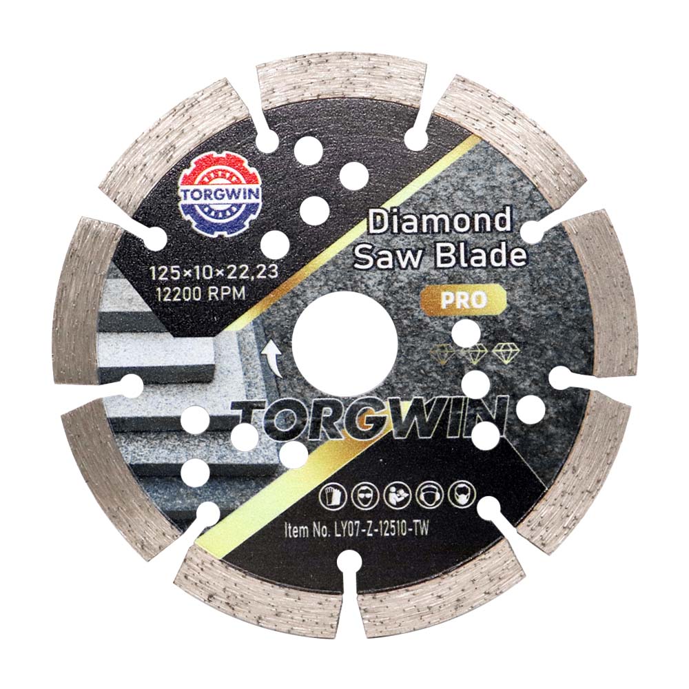 Lama da sega a diamante segmentata da 125 mm per tagliare il marmo