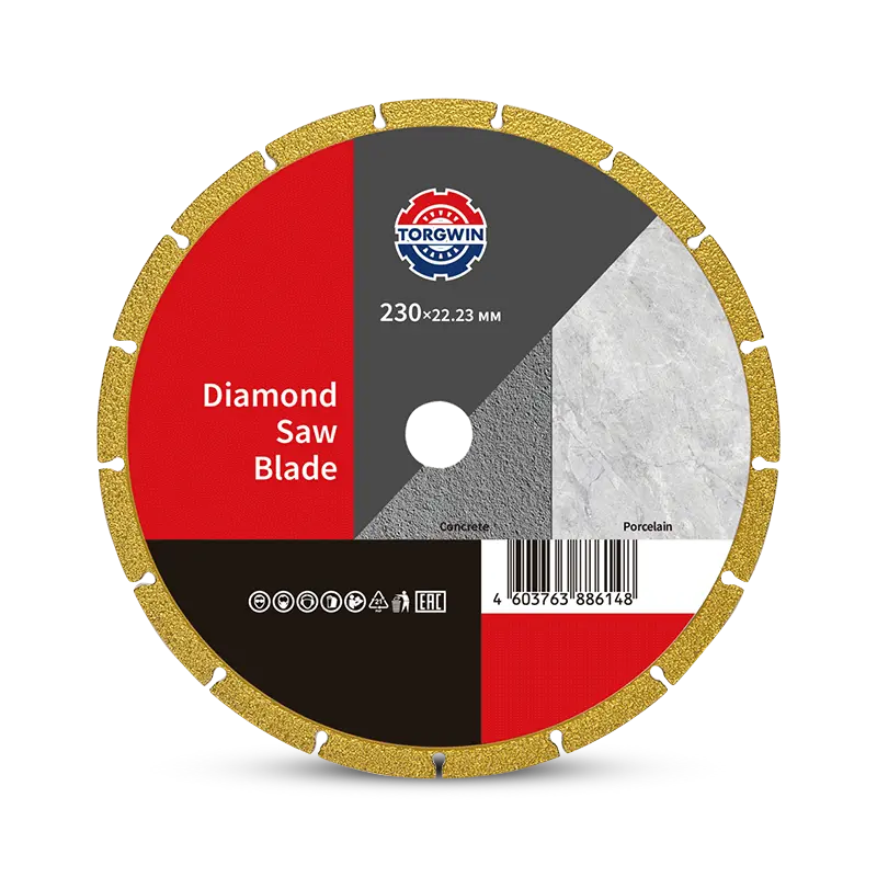 Lama di sega a diamante brasata