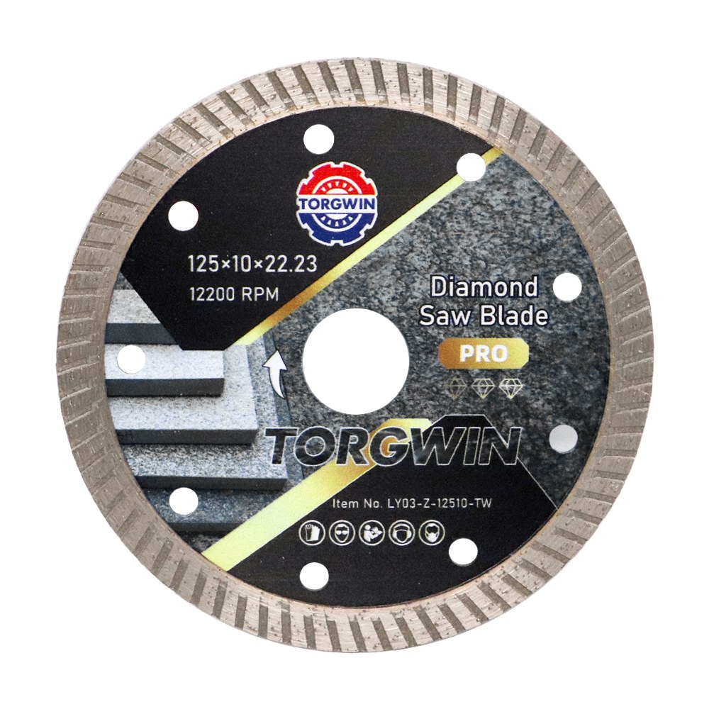 Lama della sega a diamante turbo per tagliare il granito